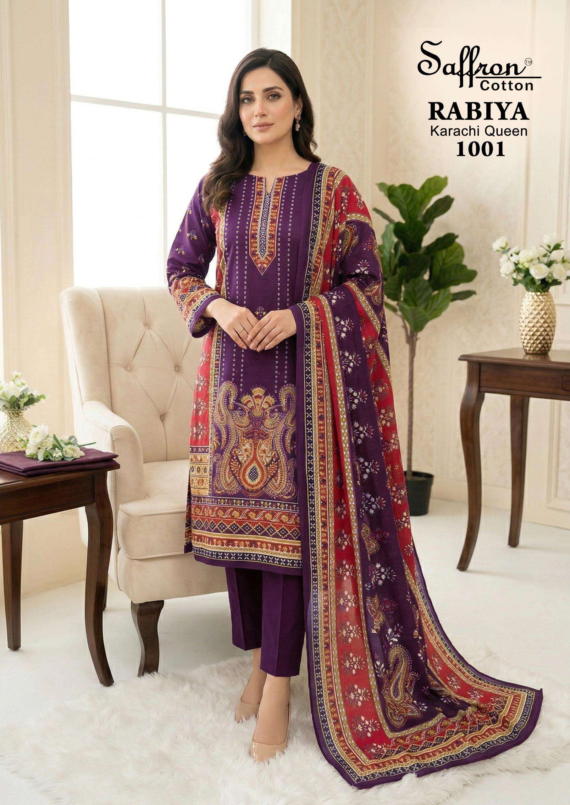 RABIYA KARACHI QUEEEN BY SAFFRON COTTON